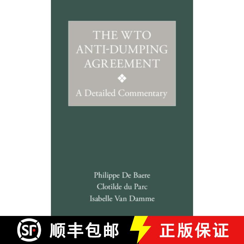 【3-4周达】The Wto Anti-Dumping Agreement: A Detailed Commentary [9781108423519]