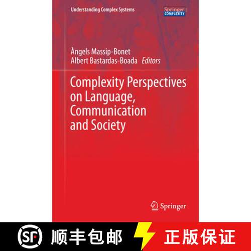 【3-4周达】精装 Complexity Perspectives on Language, Communication and Society [9783642328169]