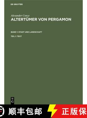 预订 Altertümer von Pergamon BD1 Stadt und Landschaften [9783111063546]