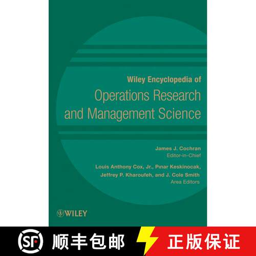 【3-4周达】精装 Wiley Encyclopedia Of Operations Research And Management Science, Eight Volume Set [W... [9780470400630]