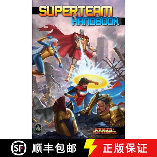 【3-4周达】精装 Superteam Handbook: A Mutants & Masterminds Sourcebook [9781934547939]