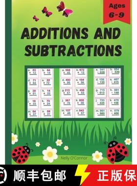 预订 Additions and Subtractions: Amazing Activity Book |Double Digit, Triple Digit|Math Workbook for ... [9781915092809]