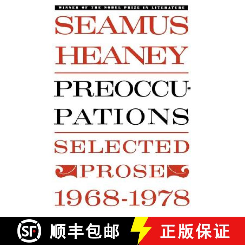 【3-4周达】Preoccupations: Selected Prose, 1968-1978 [9780374516505]