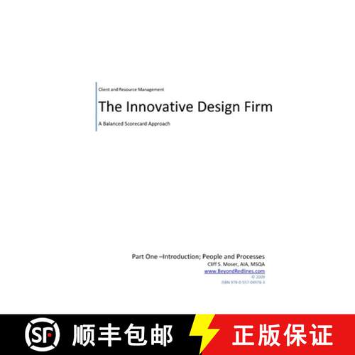 【3-4周达】Innovative Design Firm; Client and Resource Management for Troubled Times-A Balanced Appro... [9780557049783]
