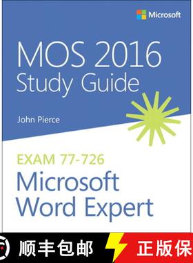 【3-4周达】Mos 2016 Study Guide for Microsoft Word Expert [9780735699359]