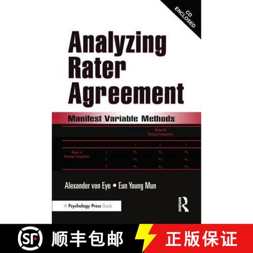 【3-4周达】Analyzing Rater Agreement: Manifest Variable Methods [With CDROM] [9780805862409]