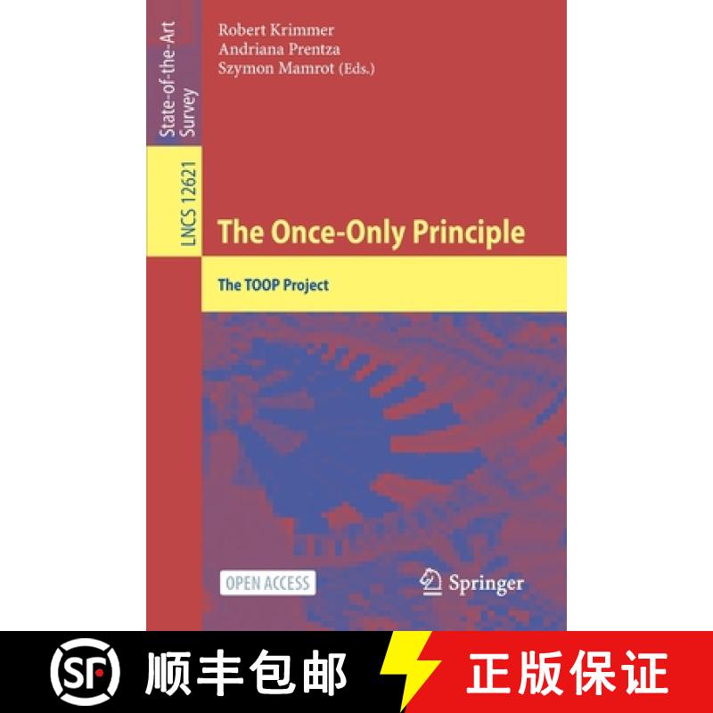 【4周达】The Once-Only Principle : The TOOP Project [9783030798505]