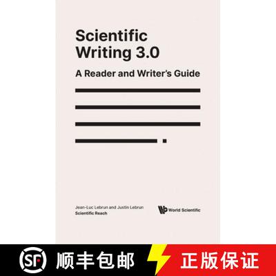 【3-4周达】精装 Scientific Writing 3.0: A Reader and Writer's Guide [9789811228834]