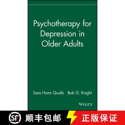 【3-4周达】精装 Psychotherapy For Depression In Older Adults [Wiley心理学] [9780470037973]