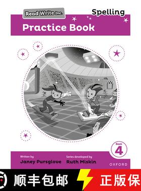【3-4周达】Read Write Inc. Spelling: Read Write Inc. Spelling: Practice Book 4 (Pack of 30) [9780198305460]