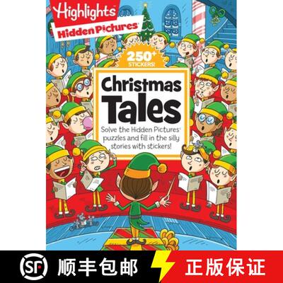 【3-4周达】Christmas Tales: Must-Have Christmas Book for Kids with Christmas Puzzles, Over 250 Sticke... [9781629798387]