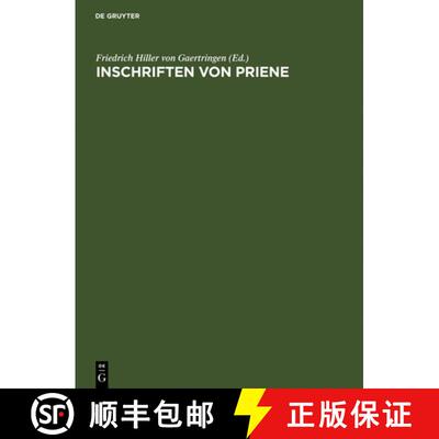 【3-4周达】Vonfriedrich Hille Et Al Inschriften Von Priene [9783110013696]