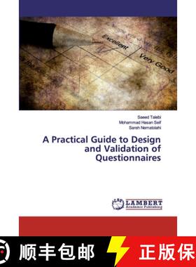 【3-4周达】A Practical Guide to Design and Validation of Questionnaires [9786202531160]