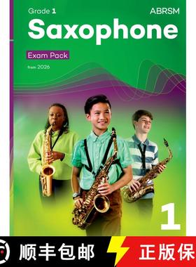 【3-4周达】Saxophone Exam Pack from 2026, ABRSM Grade 1: Selected from the syllabus from 2026. Saxoph... [9781786016607]