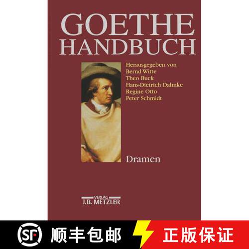 【3-4周达】精装 Goethe-Handbuch: Band 2: Dramen [9783476014443]