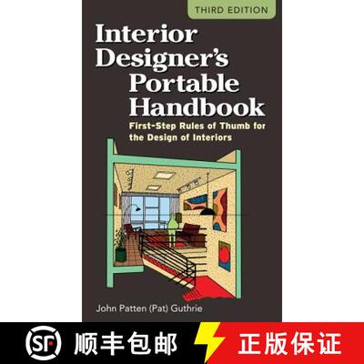 【3-4周达】Interior Designer's Portable Handbook: First-Step Rules of Thumb for the Design of Interiors [9780071782067]