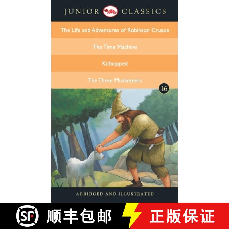 【3-4周达】Junior Classic - Book 16 (The Life and Adventures of Robinson Crusoe, The Time Machine, Ki... [9788129139009]