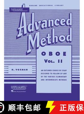 预订 Rubank Advanced Method - Oboe Vol. 2 [9781495014130]