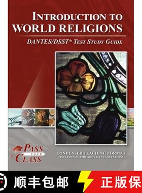 【3-4周达】Introduction to World Religions DANTES/DSST Test Study Guide [9781614337478]