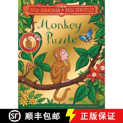 Monkey Puzzle 25th Anniversary Edition : with a shiny gold foil cover and fun activities to make and do! [9781035049455]
