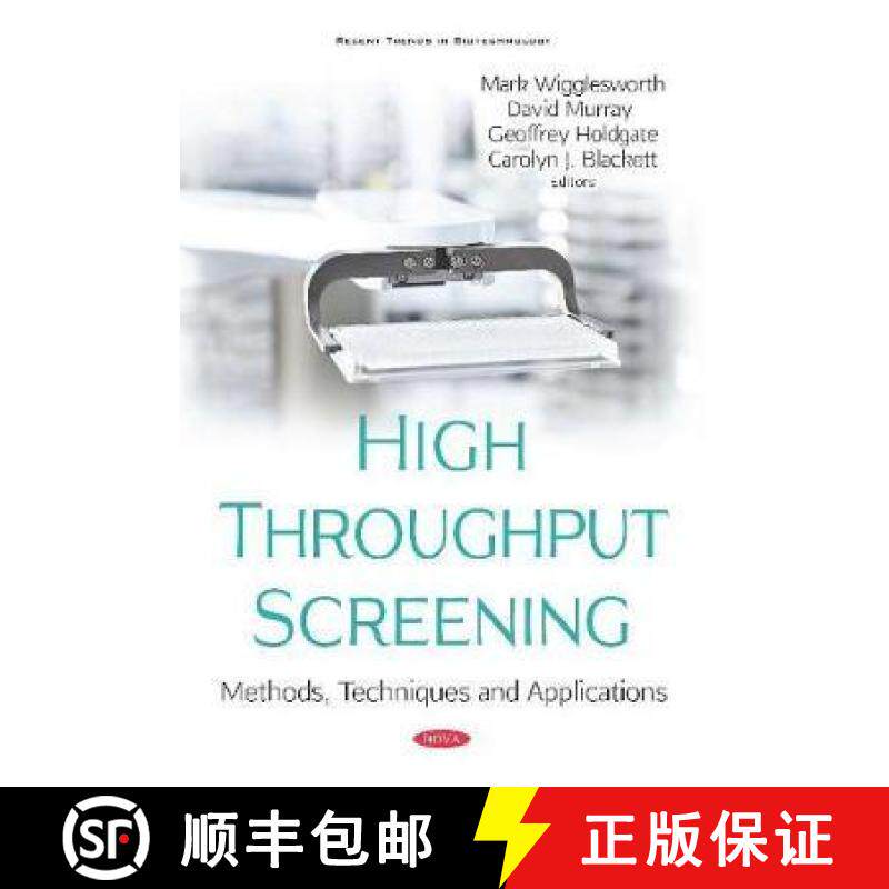 【3-4周达】High Throughput Screening: Methods, Techniques and Applications [9781536172485]