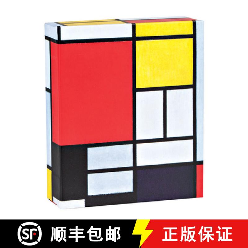 【3-4周达】Teneues - Quicknotes: Piet Mondrian, Notecards with Box, 20 Full Color Notecards, 20 Class... [9781623257255]