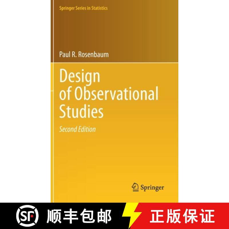【3-4周达】Design of Observational Studies [9783030464042]