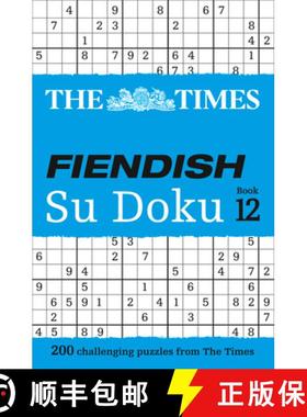 【3-4周达】Times Fiendish Su Doku Book 12: 200 Challenging Puzzles from the Times [9780008285463]