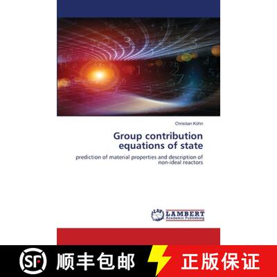 预订 Group contribution equations of state [9786202803762]