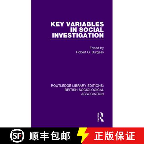 【3-4周达】Key Variables in Social Investigation [9780815347033]