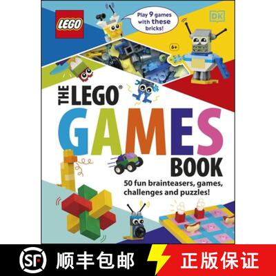 【3-4周达】精装 The LEGO Games Book : 50 fun brainteasers, games, challenges, and puzzles! [9780241409466]