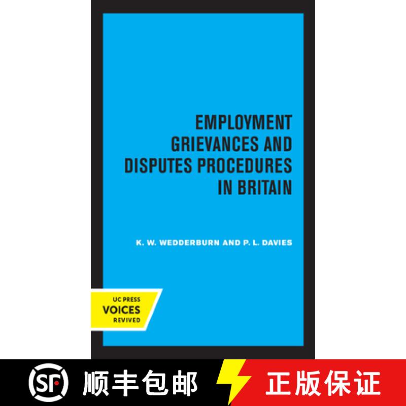【3-4周达】Employment Grievances and Disputes Procedures in Britain [9780520365193]