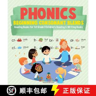 Blends Reading Consonant Phonics Children Books Wr... 1st Beginning Grade 4周达 9798869411563 for