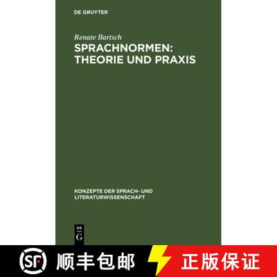 【3-4周达】Sprachnormen: Theorie Und PRAXIS: Studienausgabe [9783484220386]