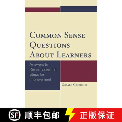 【3-4周达】Common Sense Questions About Learners : Answers to Reveal Essential Steps for Improvement [9781475830149]