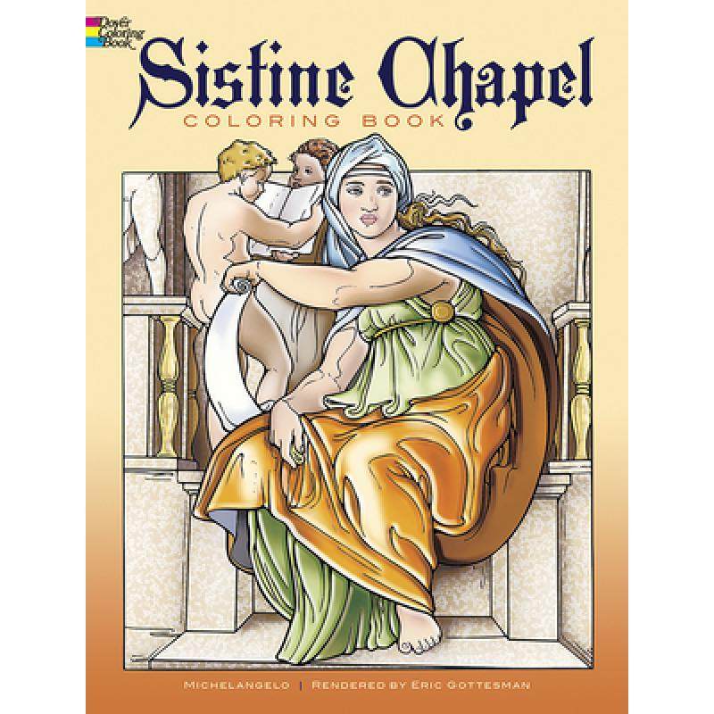 预订 sistine chapel coloring book [9780486433349]