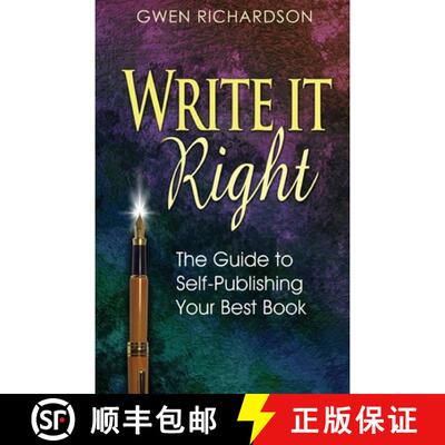 【3-4周达】Write It Right: The Guide to Self-Publishing Your Best Book [9780980025095]