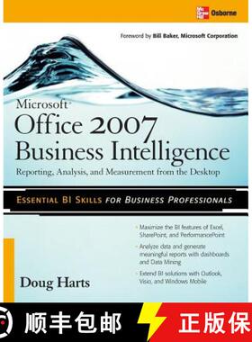 【3-4周达】Microsoft (R) Office 2007 Business Intelligence: Reporting, Analysis, and Measurement from... [9780071494243]