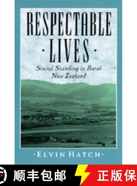 预订 Respectable Lives: Social Standing in Rural New Zealand [9780520074736]