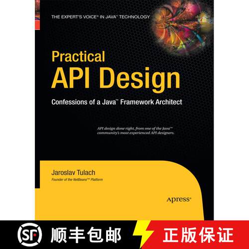 【3-4周达】Practical API Design : Confessions of a Java Framework Architect (First Edition) [9781430211723]