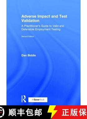 【3-4周达】Adverse Impact and Test Validation: A Practitioner's Guide to Valid and Defensible Employm... [9780566087783]