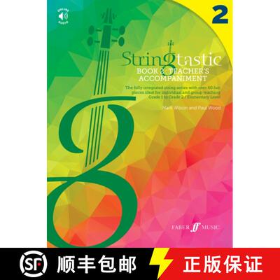 【3-4周达】Stringtastic Book 2 -- Teacher's Accompaniment: Book & Online Audio [9780571543045]