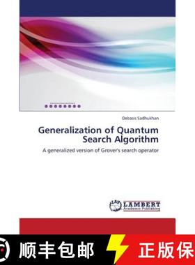 【3-4周达】Generalization of Quantum Search Algorithm [9783659342660]