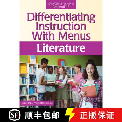 【3-4周达】Differentiating Instruction with Menus: Literature (Grades 9-12) [9781618219503]