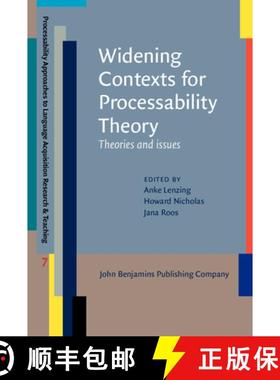 【3-4周达】Widening Contexts for Processability Theory [9789027203984]