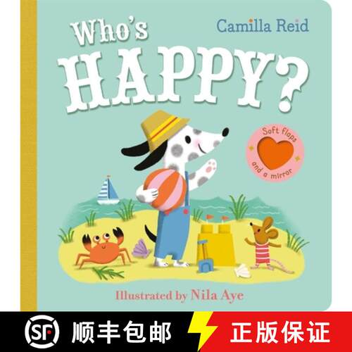 【3-4周达】Who's Happy? : An Interactive Lift the Flap Book for Toddlers [9781035023332]