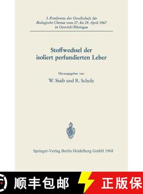 【3-4周达】Stoffwechsel Der Isoliert Perfundierten Leber [9783662389164]
