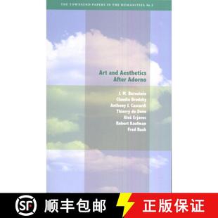 Art and Aesthetics Adorno 4周达 After 9780823253098