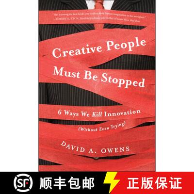 【3-4周达】精装 Creative People Must Be Stopped: Six Ways We Kill Innovation (Without Even Trying) [W... [9781118002902]