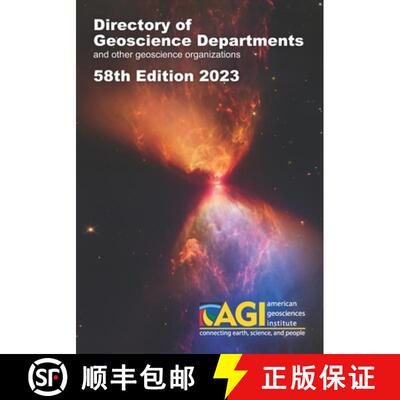 【3-4周达】Directory of Geoscience Departments 2023: 58th Edition [9780922152674]